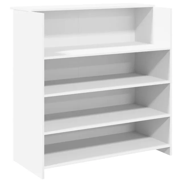 vidaXL Empfangstresen Weiß 100x50x103,5 cm Holzwerkstoff
