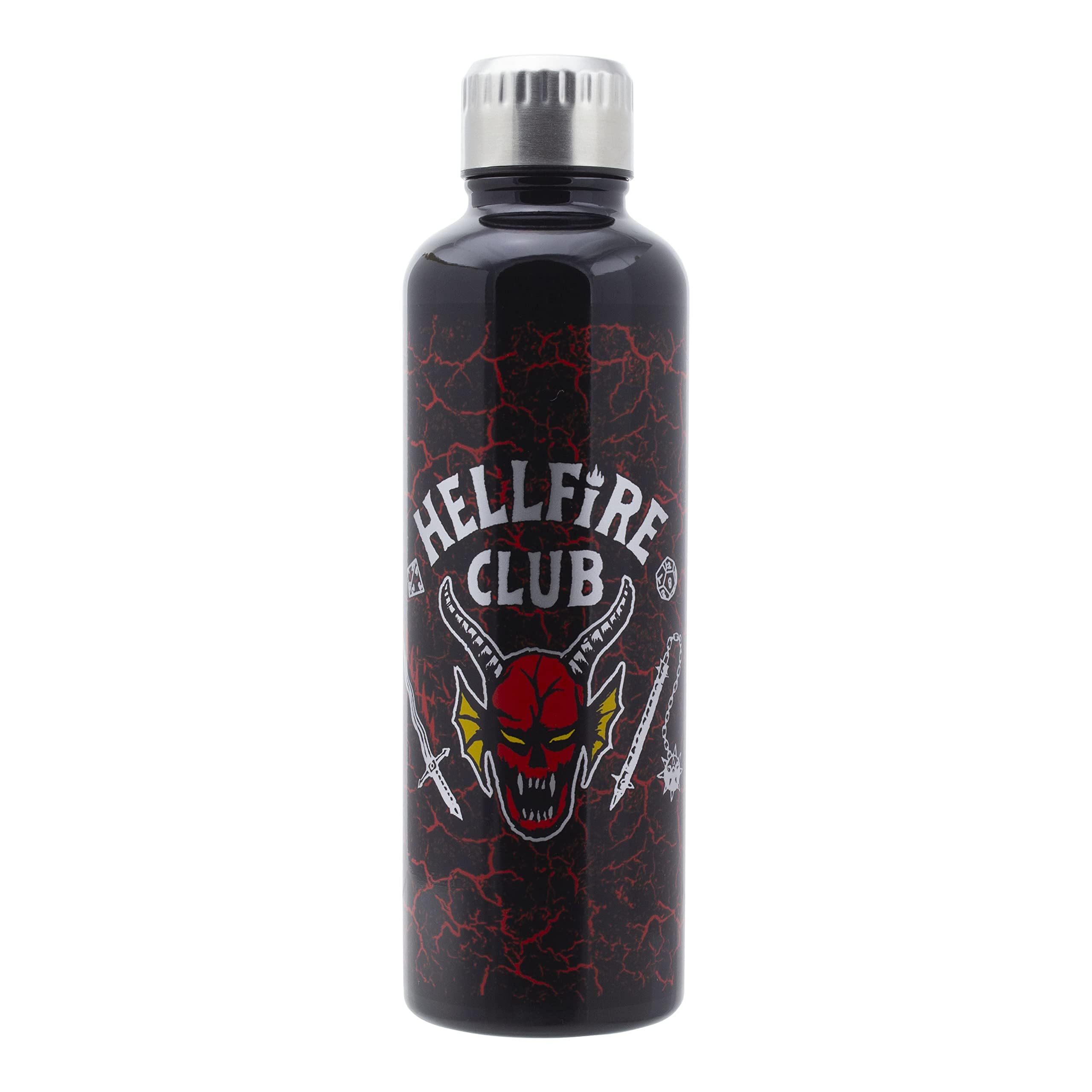 Paladone Stranger Things Hellfire Club Wasserflasche 500 ml Edelstahl