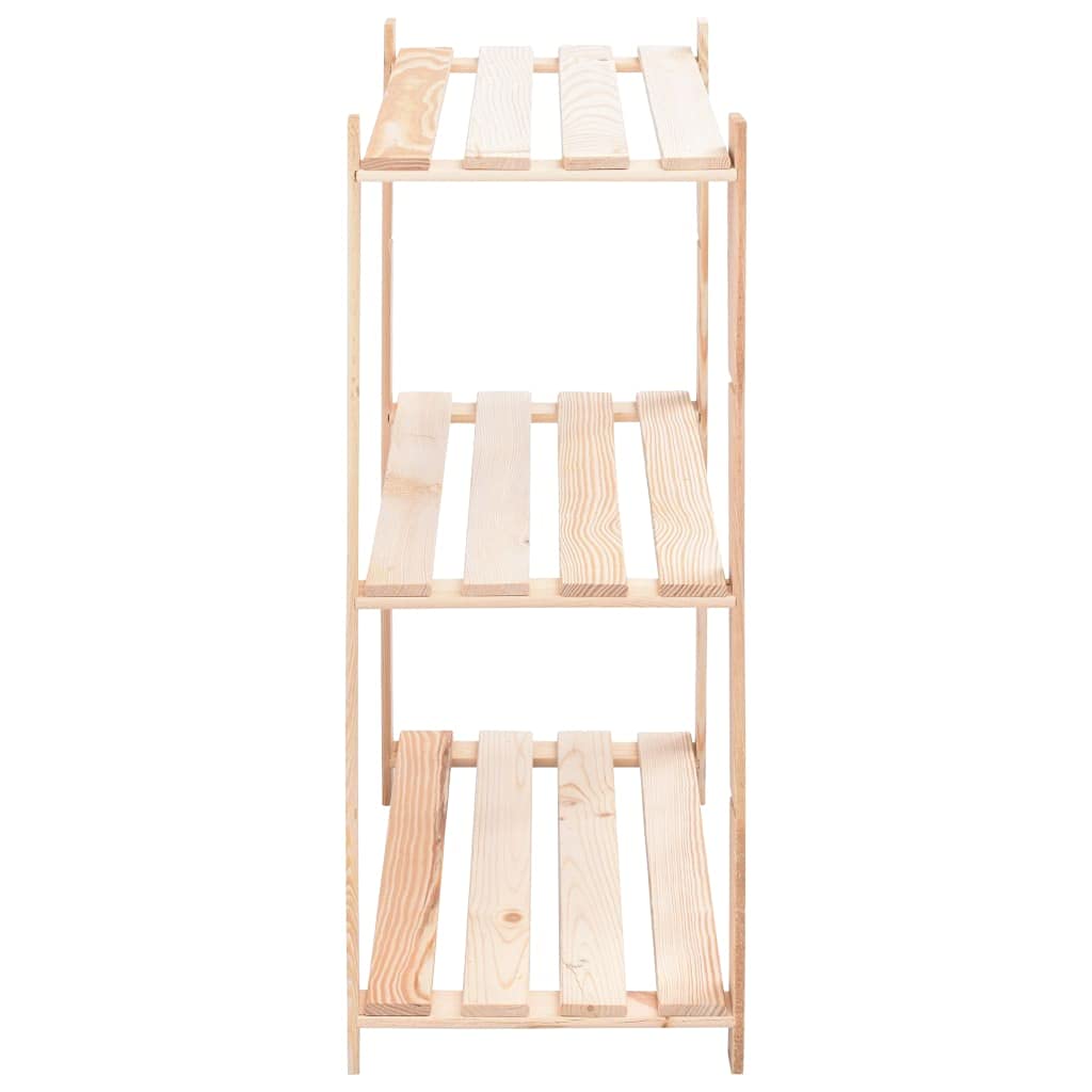 vidaXL Lagerregal Kiefer Massiv Holzregal 80x38x90 cm 150 kg