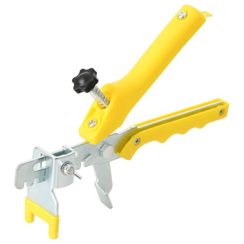vidaXL Fliesen-Nivellierzange Stahl PP Werkzeug gelb 23,5 cm