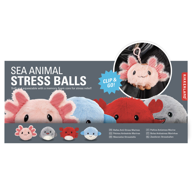 Kikkerland Sea Animal Stressbälle Antistress Set