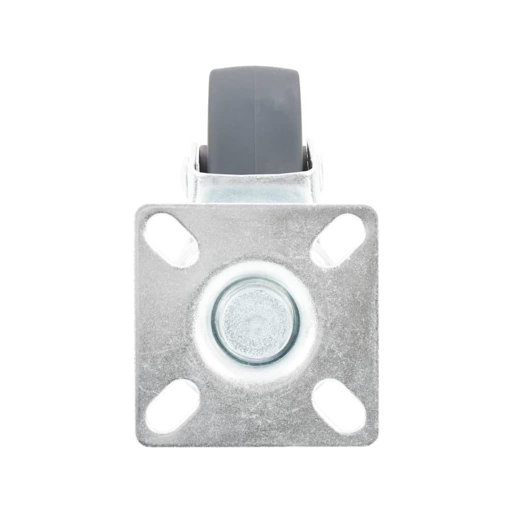 vidaXL Wirtschaft & Industrie Lenkrollen 50 mm 24 Stk. TPR 35 kg