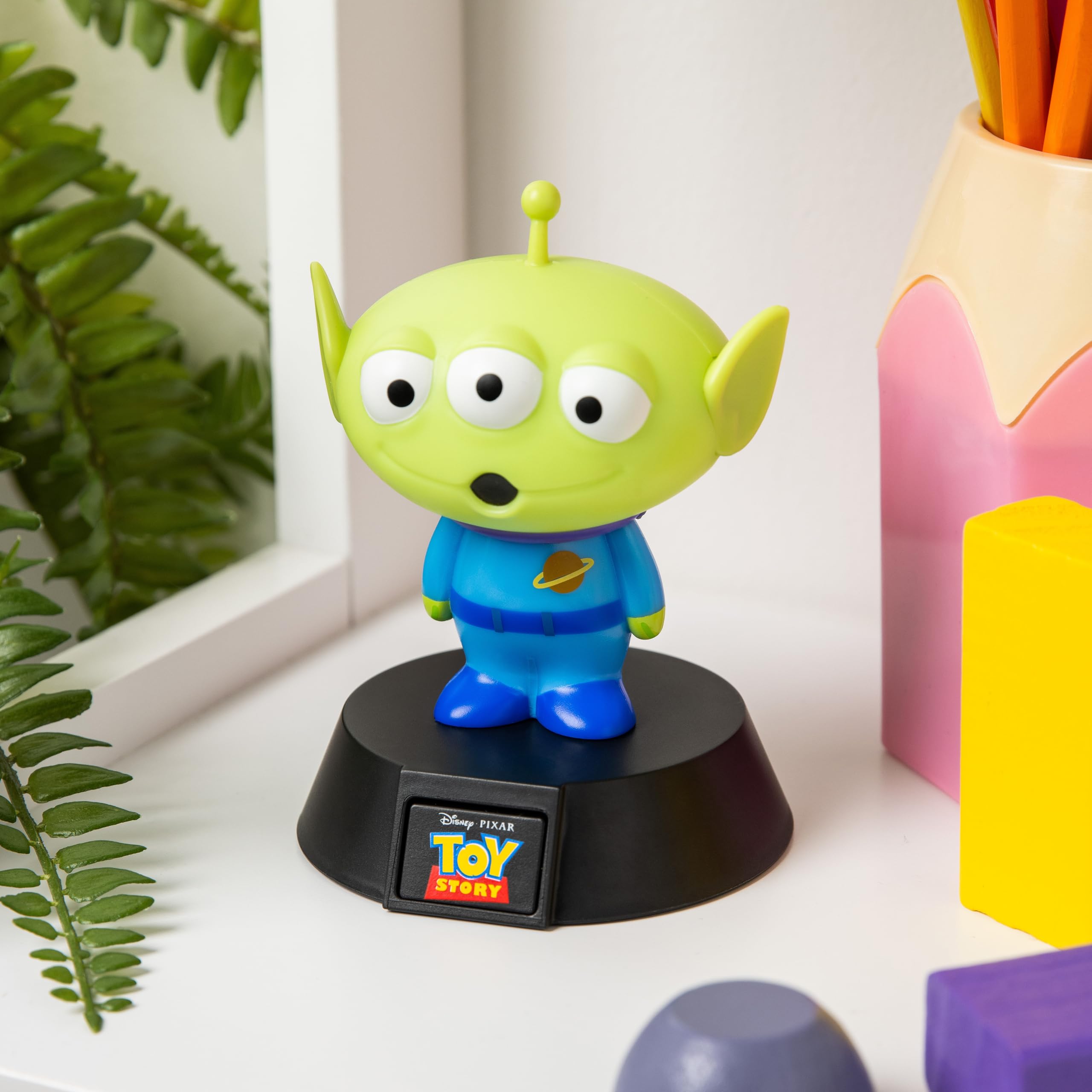 Paladone Toy Story Alien Icon Light Nachtlicht Batterie grün