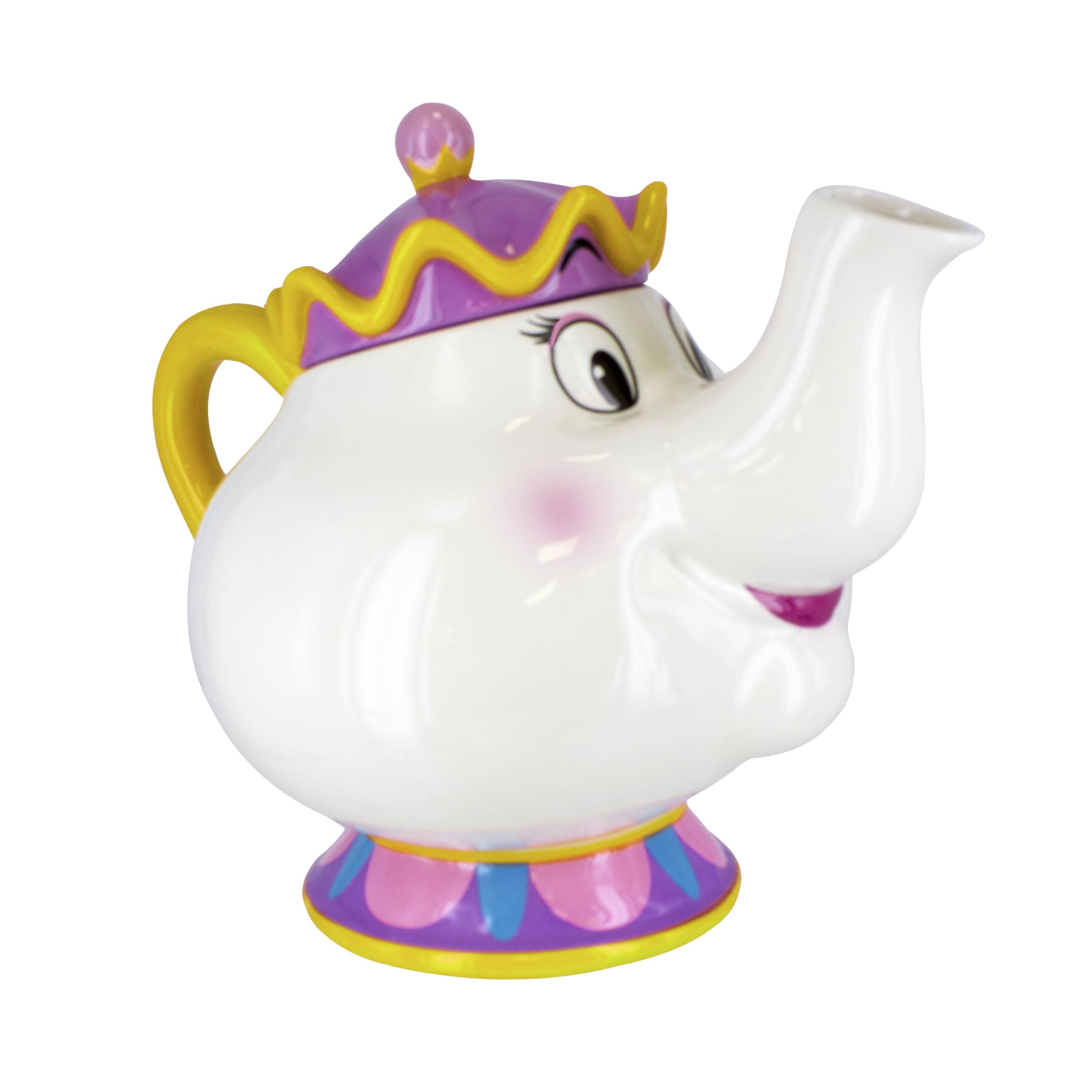 Paladone Mrs Potts Teekanne Keramik Disney 4 Tassen