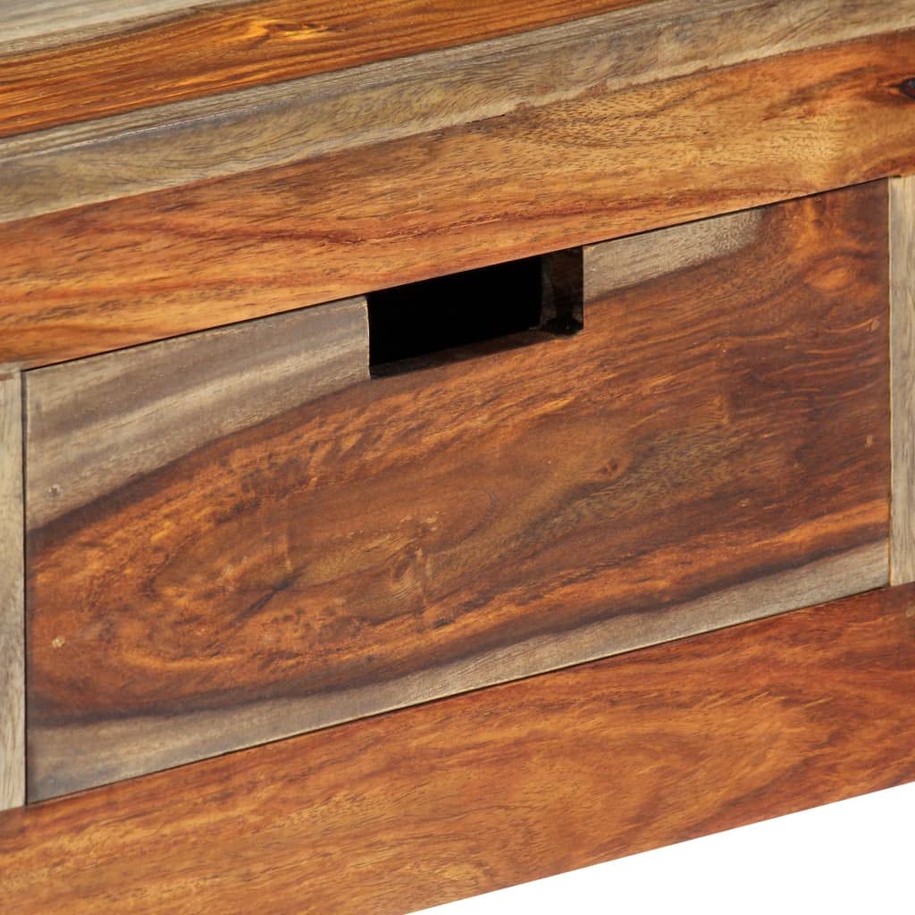 vidaXL Konsolentisch 120x30x75 Akazie 3 Schubladen Holz