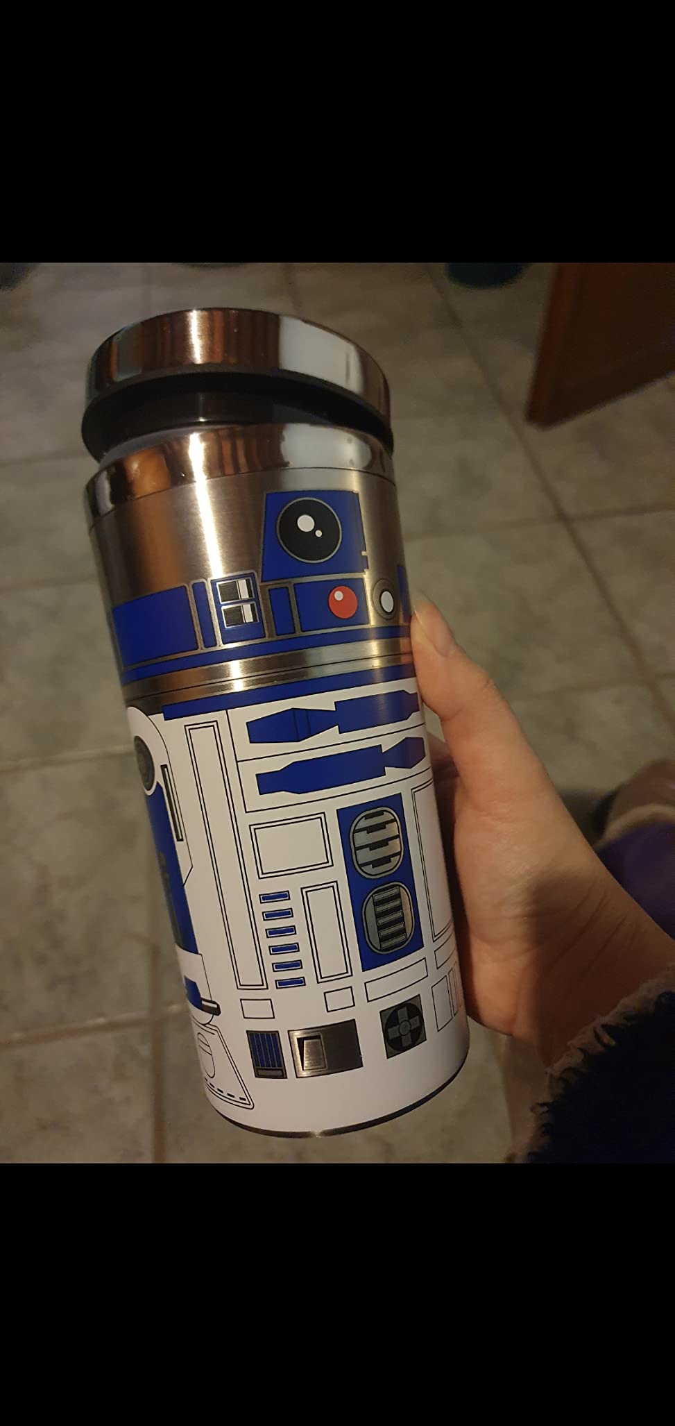 Paladone Drinkware R2-D2 Thermobecher Edelstahl 450 ml