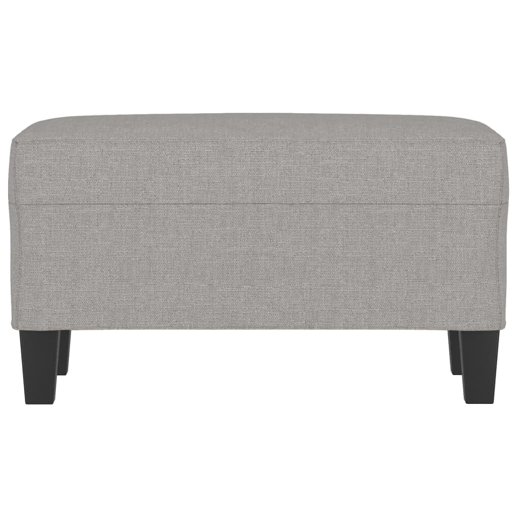 vidaXL Sitzbank Hellgrau 70x35x41 cm Polsterbank Stoff
