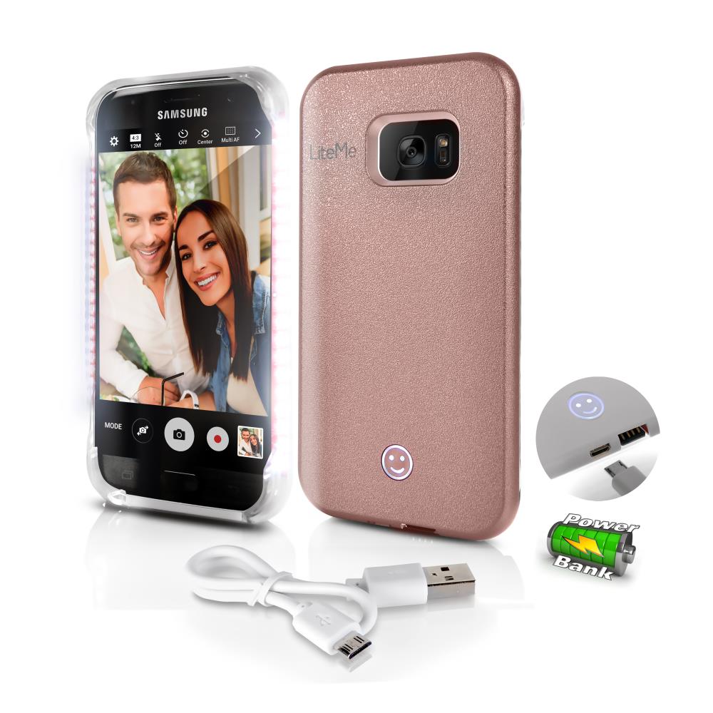 Serenelife Lite-Me Handyhülle S7 Edge LED Powerbank