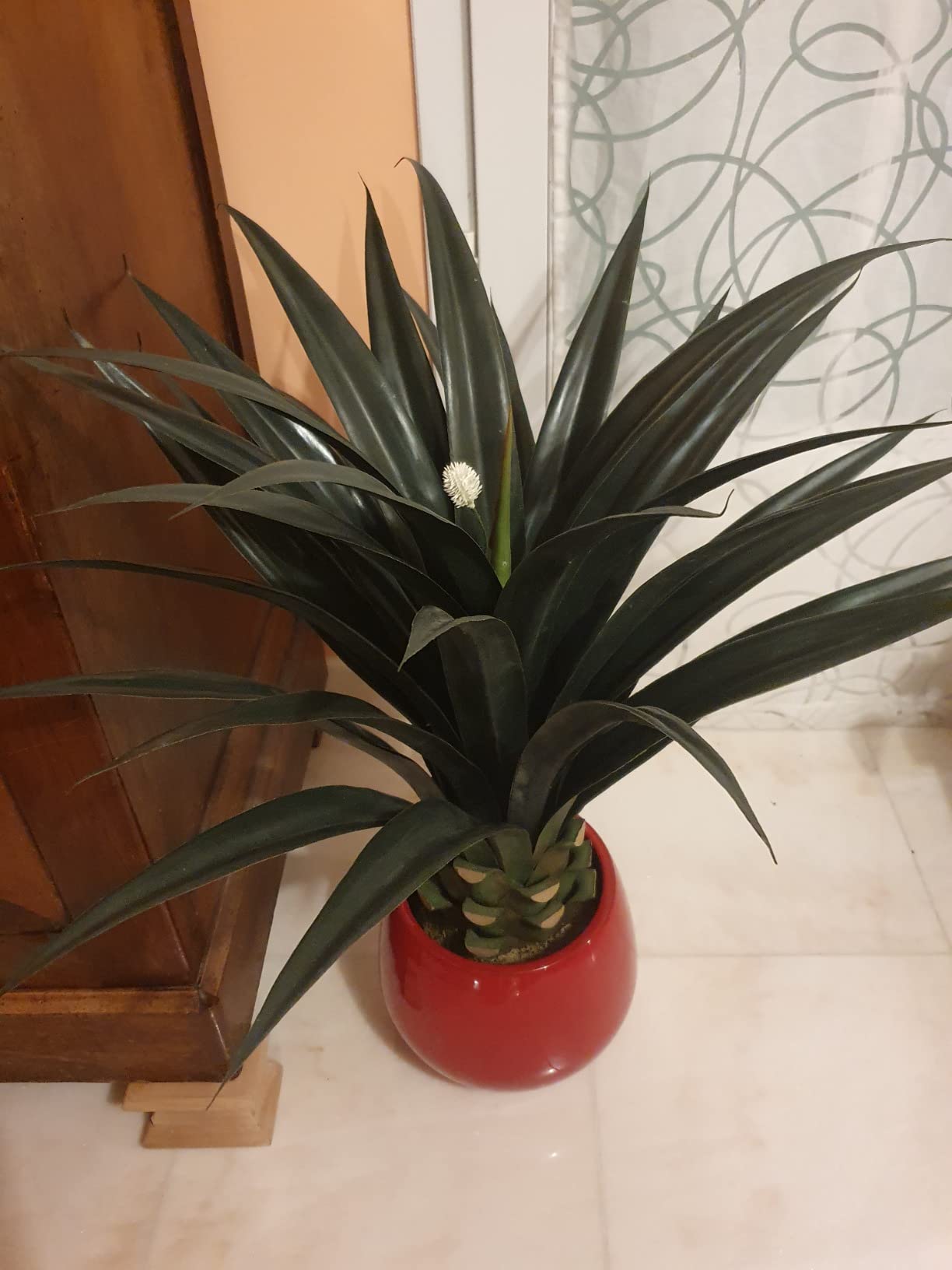 vidaXL Künstliche Sansevieria Bogenhanf 90cm Topf Grün