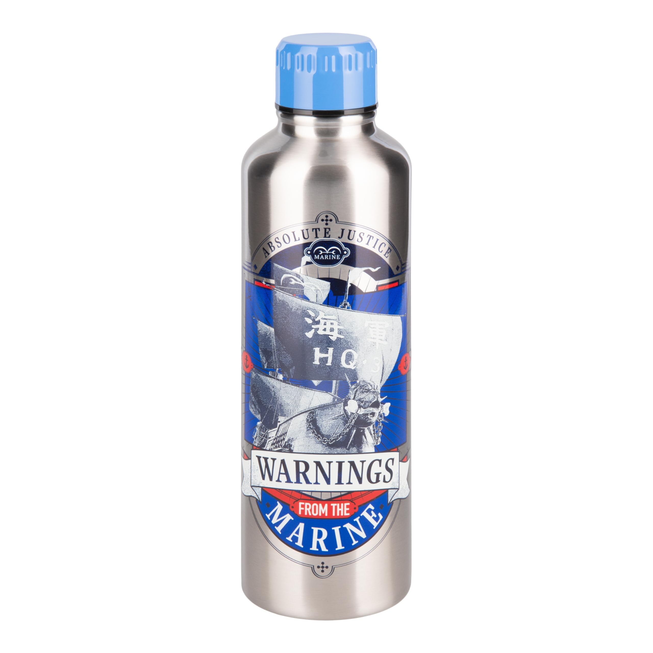 Paladone One Piece Marines Trinkflasche 500 ml Edelstahl