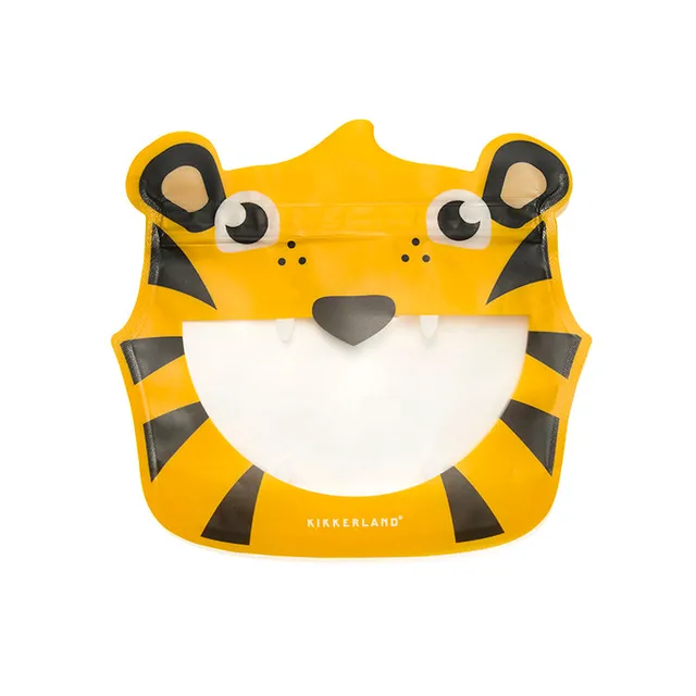 Kikkerland Home Tiger Zipper Bags Aufbewahrungsbeutel 3er Set