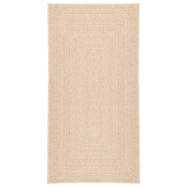 vidaXL Teppich Läufer Jute-Optik Beige 80x150 cm Outdoor