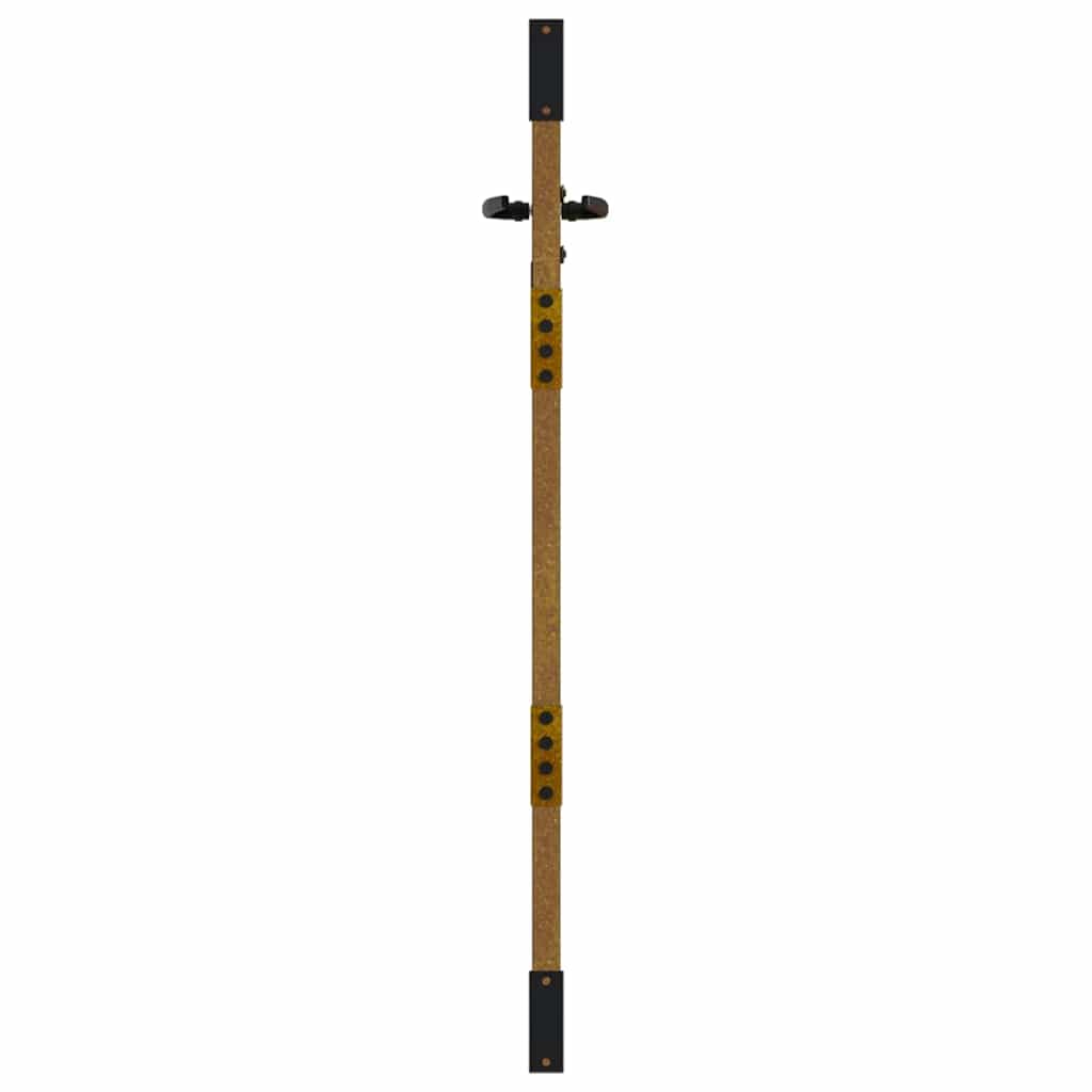 vidaXL Gartentor 85x125 cm Cortenstahl Bambus Rost Abschließbar