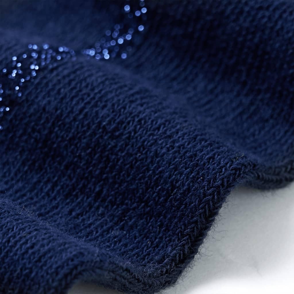 vidaXL Baby Kinderstrumpfhose Marineblau 92 Baumwolle