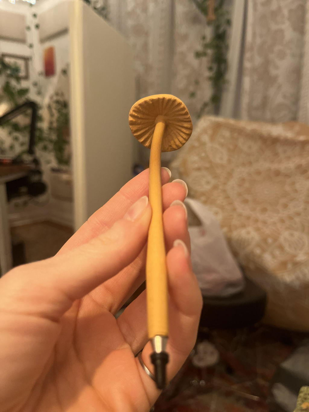 Kikkerland Mushroom Kugelschreiber Pilz schwarze Tinte