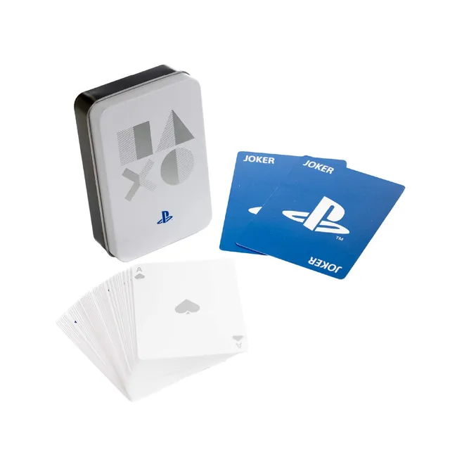 Paladone Playstation Spielkarten PS5 6x9 cm in Dose Geschenk