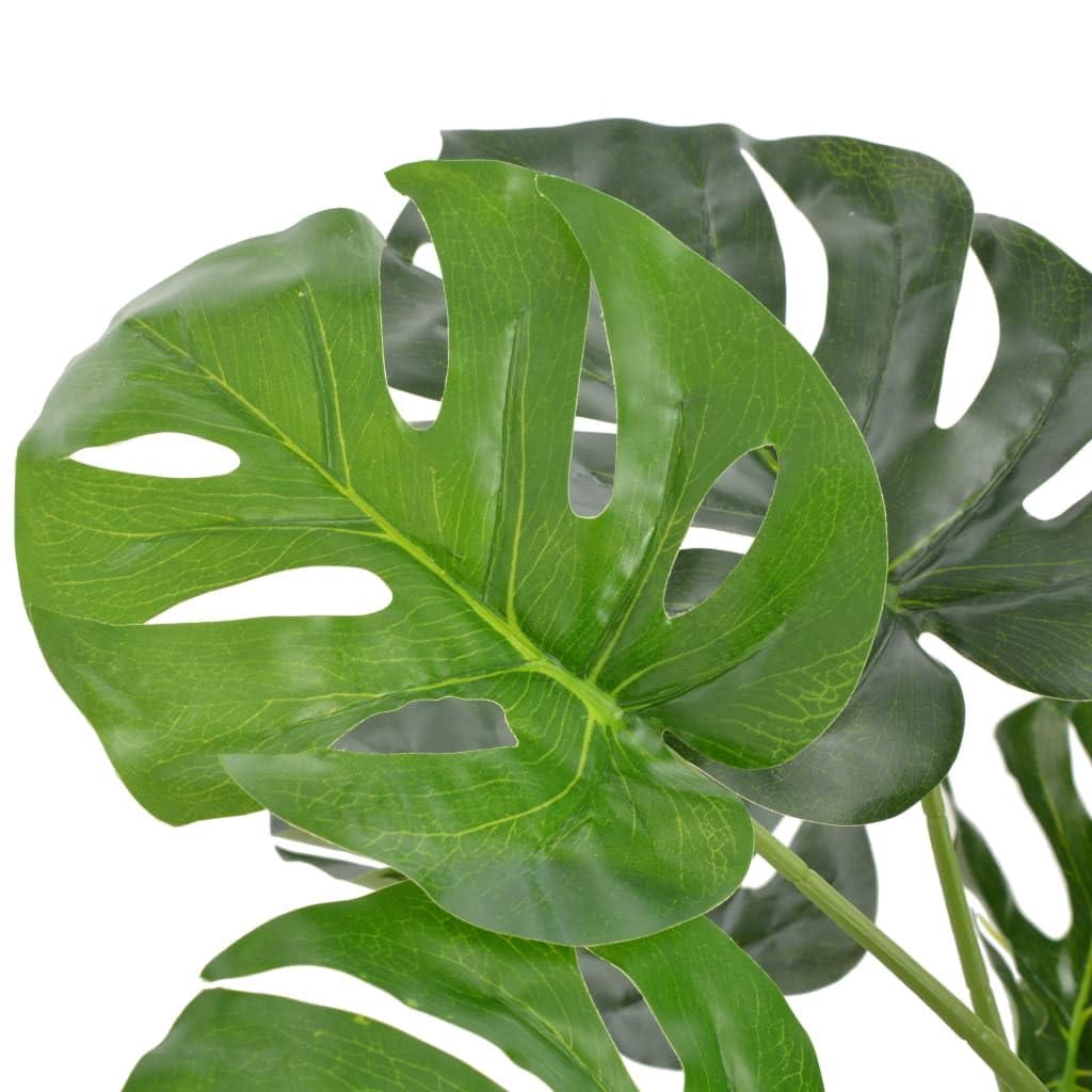 vidaXL Kunstpflanze Monstera mit Topf 100 cm Grün
