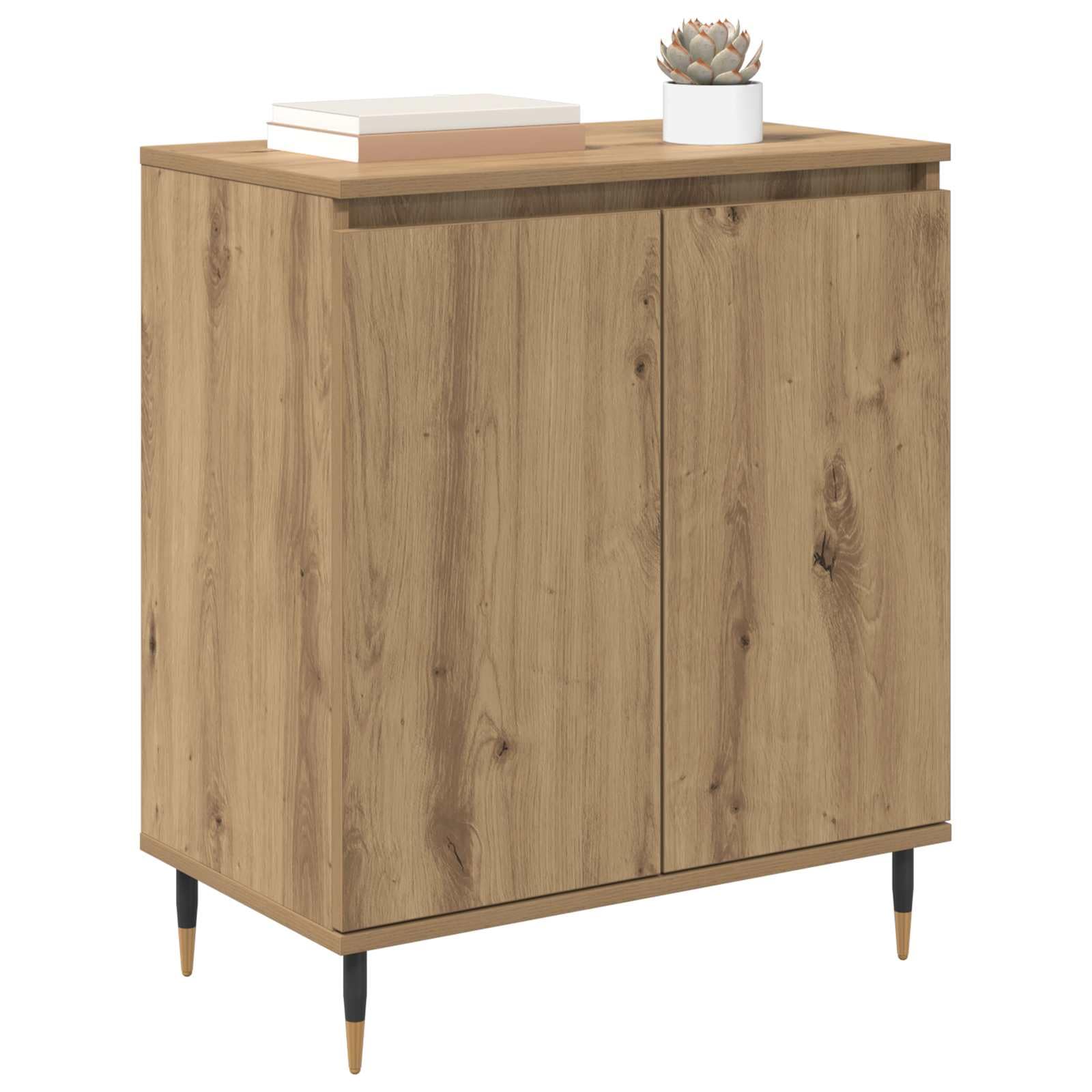 vidaXL Möbel Sideboard 60x35x70 cm Holzwerkstoff Weiss