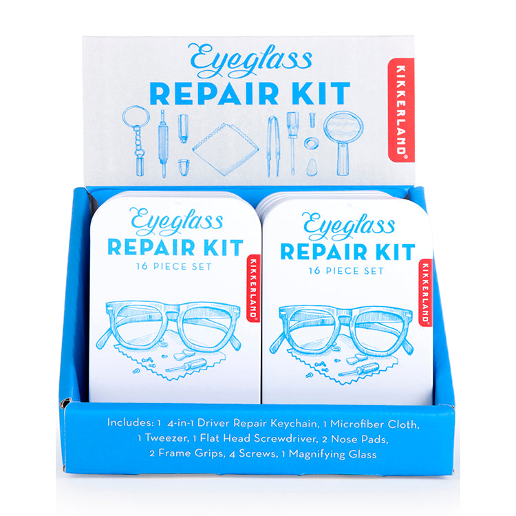 Kikkerland Tools & Wellness Brillenreparaturset in Dose