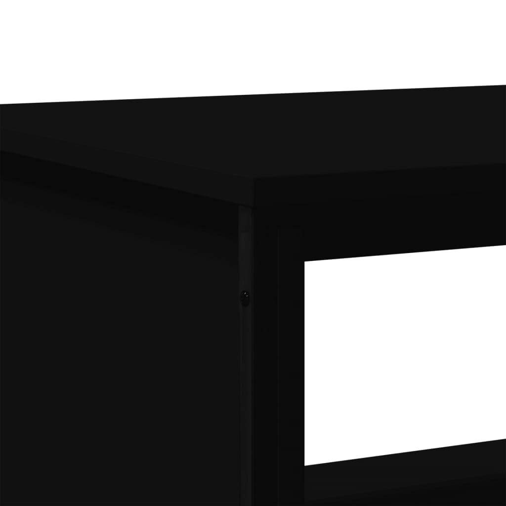 vidaXL Möbel Couchtisch Schwarz 100x51x40 cm Holzwerkstoff