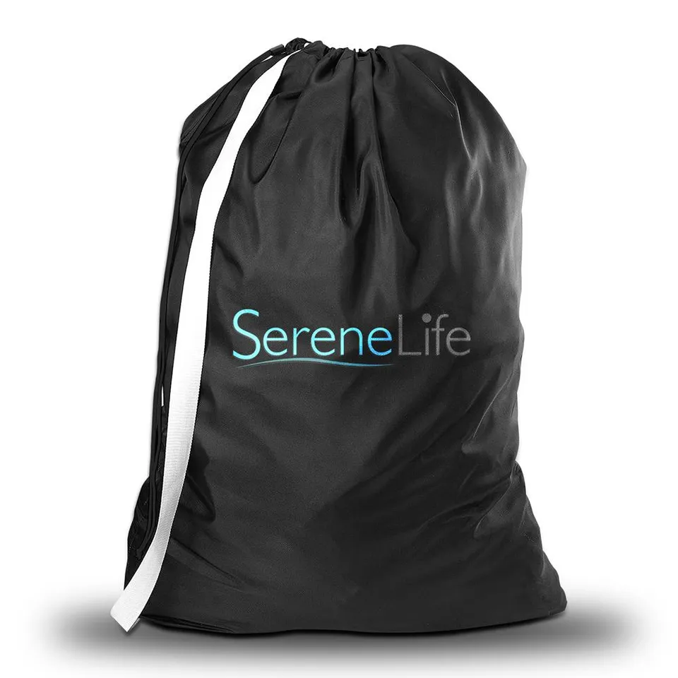 Serenelife Wäschesack Nylon mit Kordelzug Waschbar