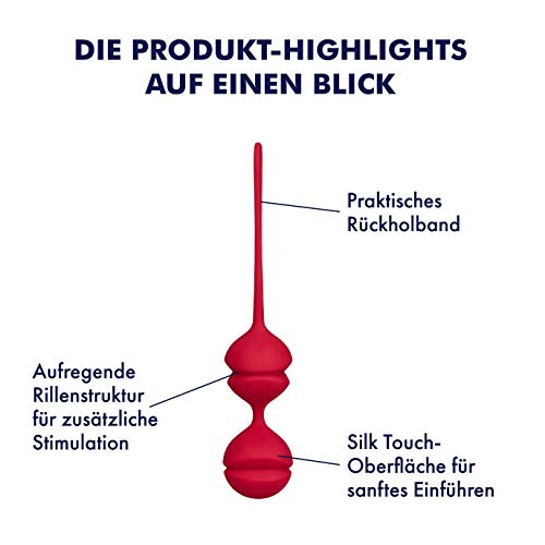 EIS Sextoys Zubehör Silikon-Liebeskugeln 3,4 cm 126 g