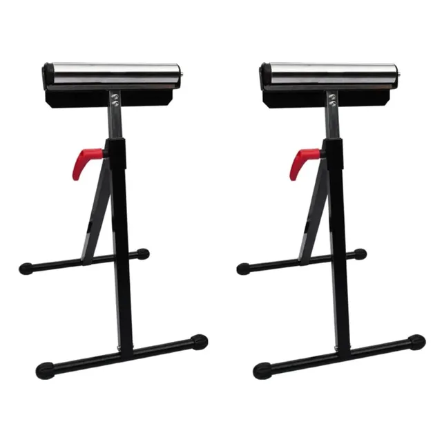 vidaXL Heim & Garten Rollenbock verstellbar 2er Set 60 kg
