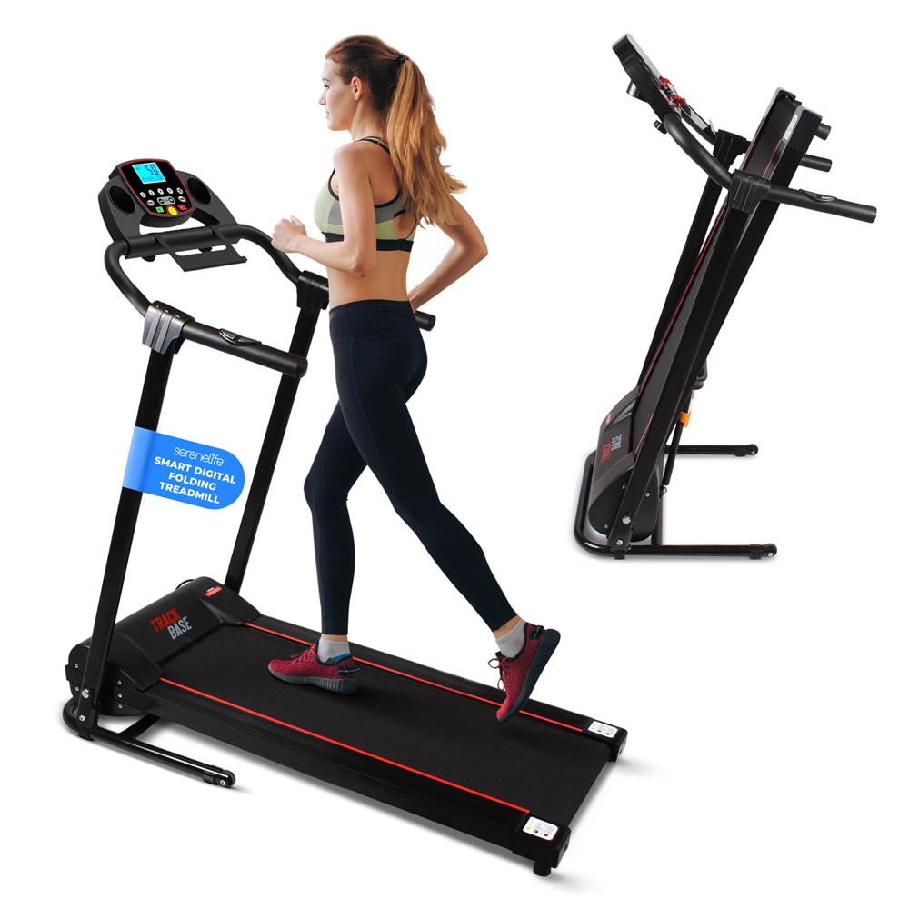 Serenelife Fitness Equipment Laufband klappbar Bluetooth 12 Programme