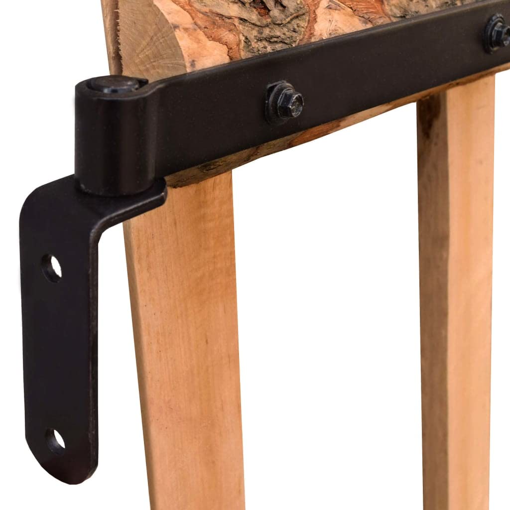vidaXL Heim & Garten Zauntor Haselnuss 100x90 cm Holz