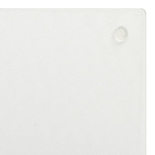 vidaXL Heim & Garten Schneidebrett Hartglas Transparent 2er-Set