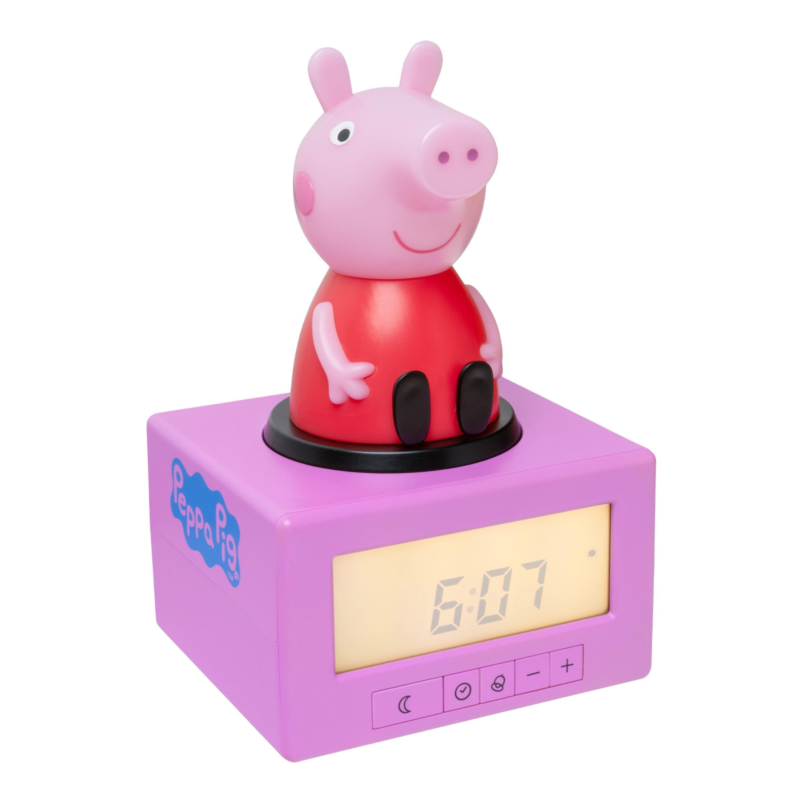 Paladone Homeware Peppa Pig Schlaftrainingswecker Cartoon USB