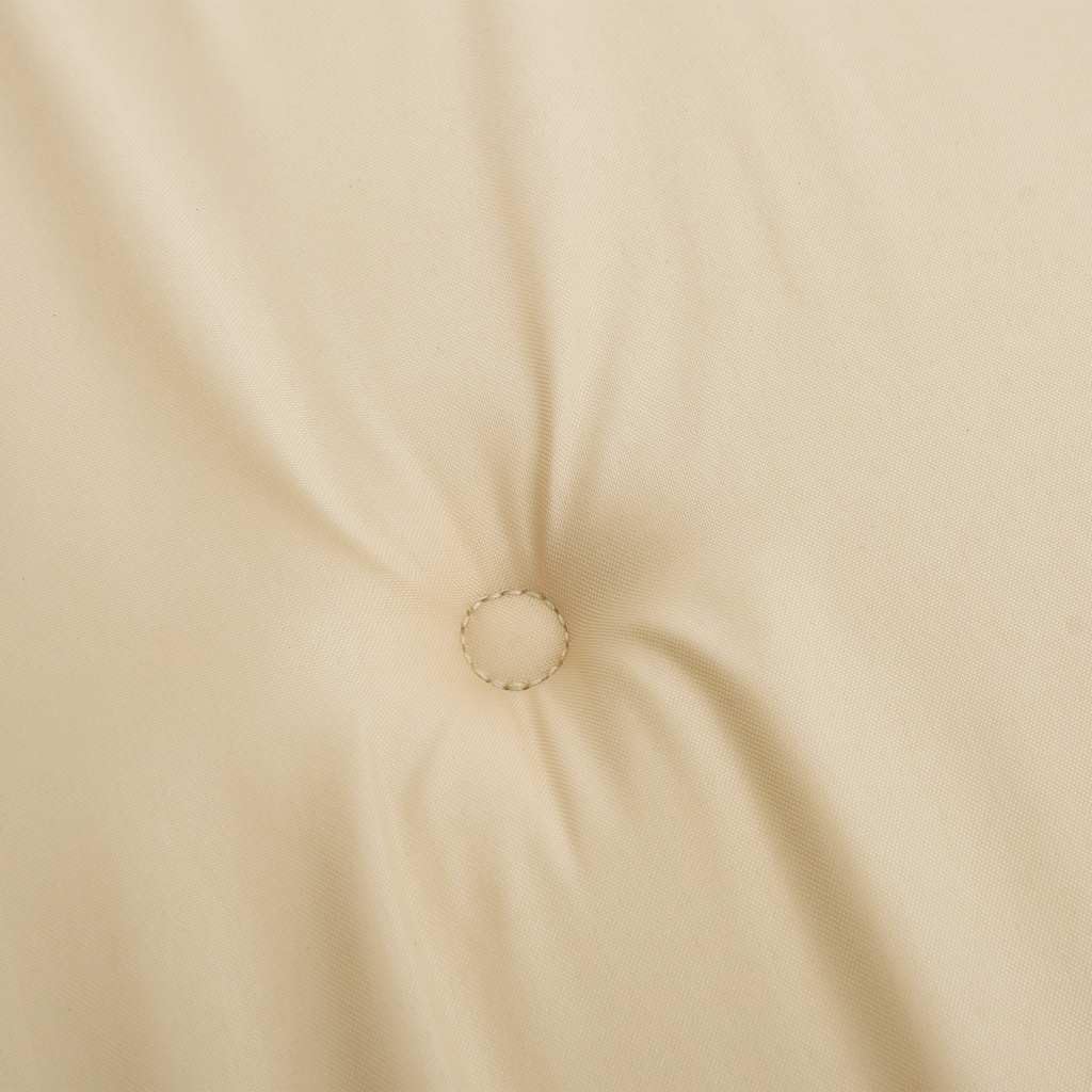 vidaXL Liegestuhl-Auflage Beige (75+105)x50x4 cm Oxford