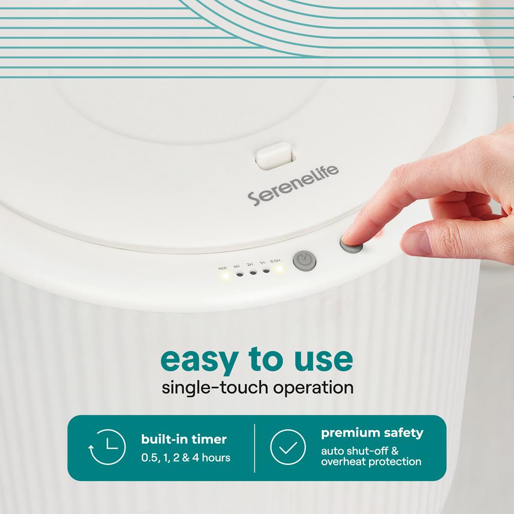 Serenelife Towel Warmers Handtuchwärmer 12L mit Timer Duft