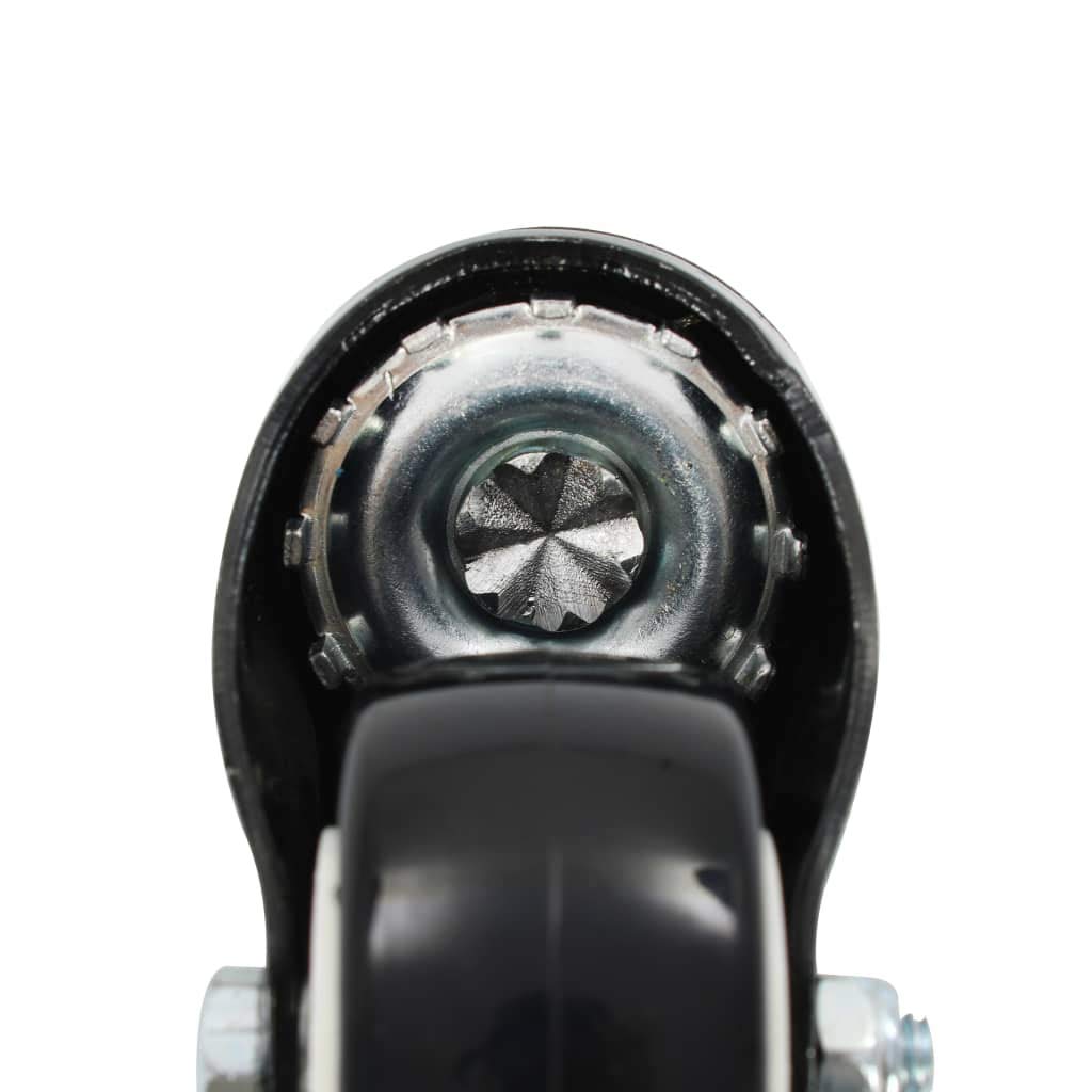 vidaXL 16x Lenkrollen mit Bremsen 50mm PU 16 Stk.