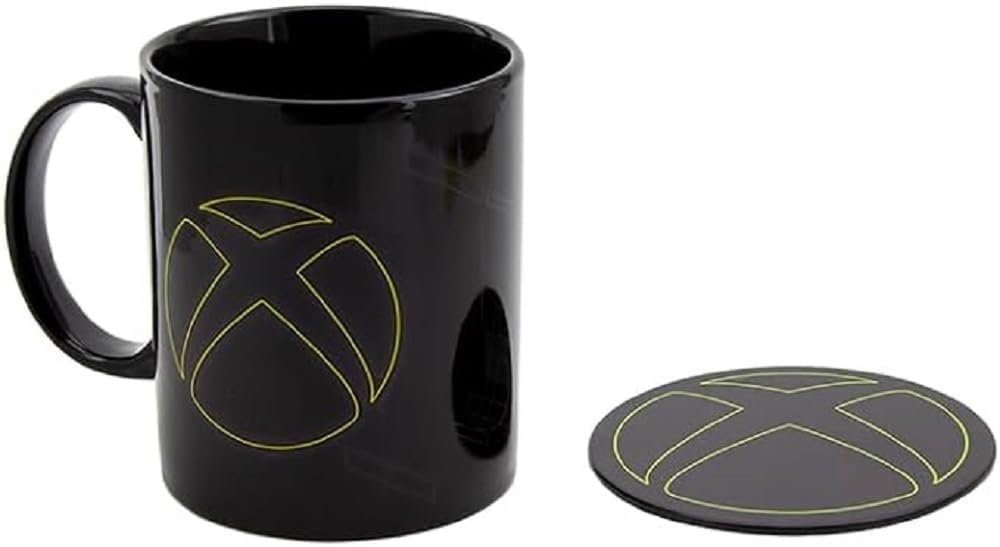 Paladone Drinkware Xbox Tasse mit Untersetzer 300 ml 2-teilig