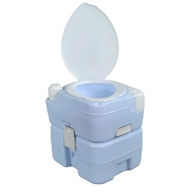 Serenelife Camping Mobile Toilette Weiß 20L 120 Spül.