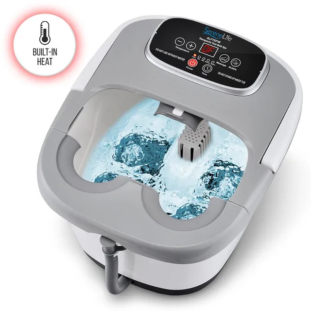 Serenelife Fußbad Fußmassager mit Heizung 500W