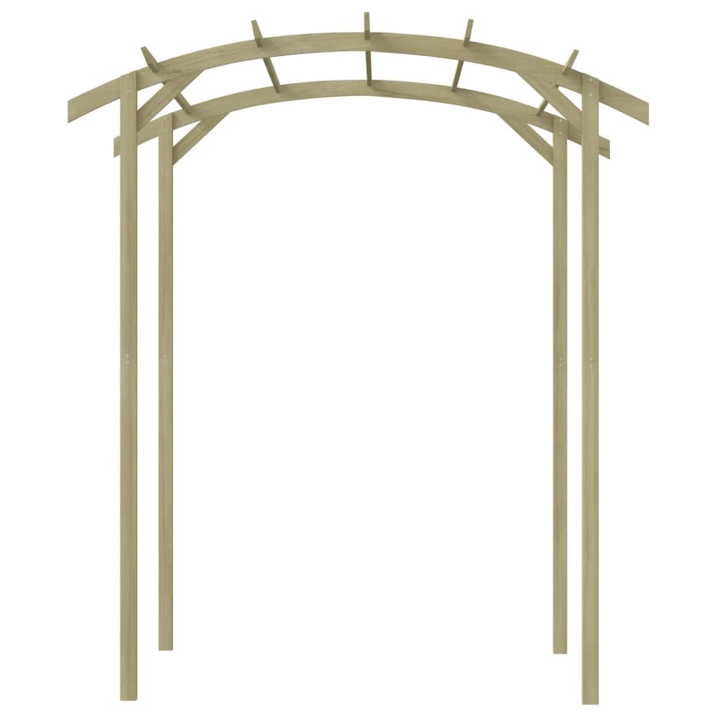 vidaXL Garten-Pergola Kiefernholz imprägniert 180x197x210 cm