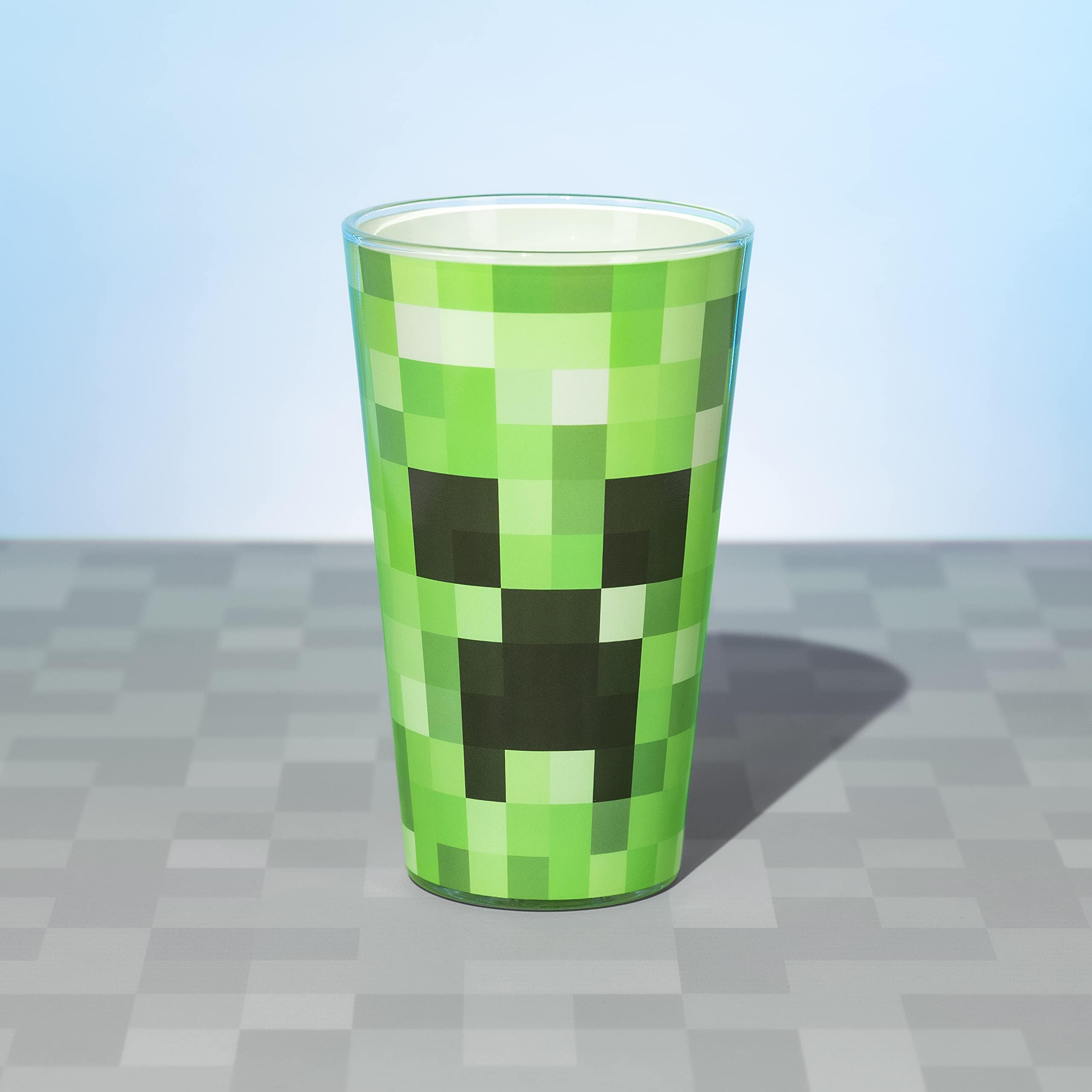 Paladone Minecraft Creeper Glasbecher 400 ml grün