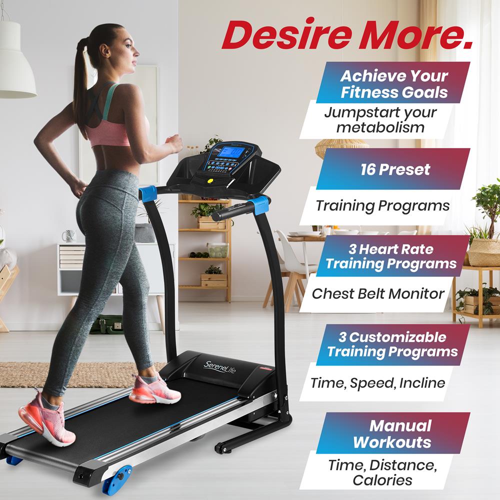Serenelife Fitness Equipment Laufband klappbar 1,5 PS