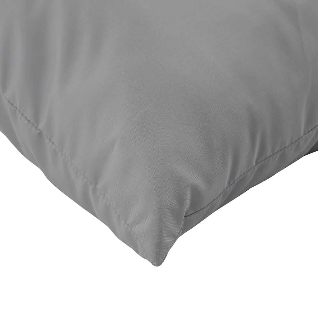vidaXL Heim & Garten Palettenkissen 3-tlg Grau Oxford