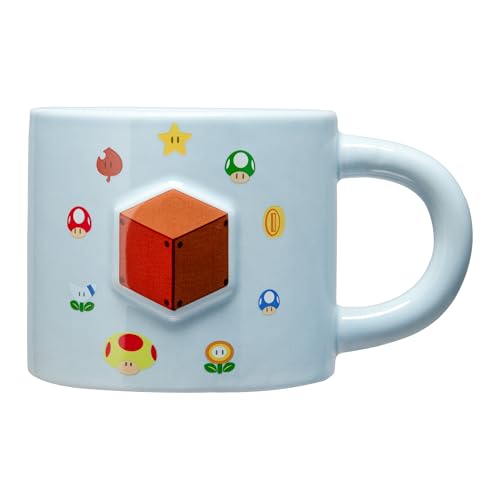 Paladone Super Mario Embossed Mug Tasse 400 ml Keramik