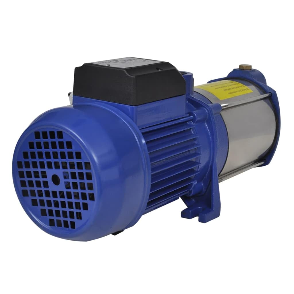 vidaXL Strahlpumpe 1300W 5100L/h Blau Gartenpumpe Stahl