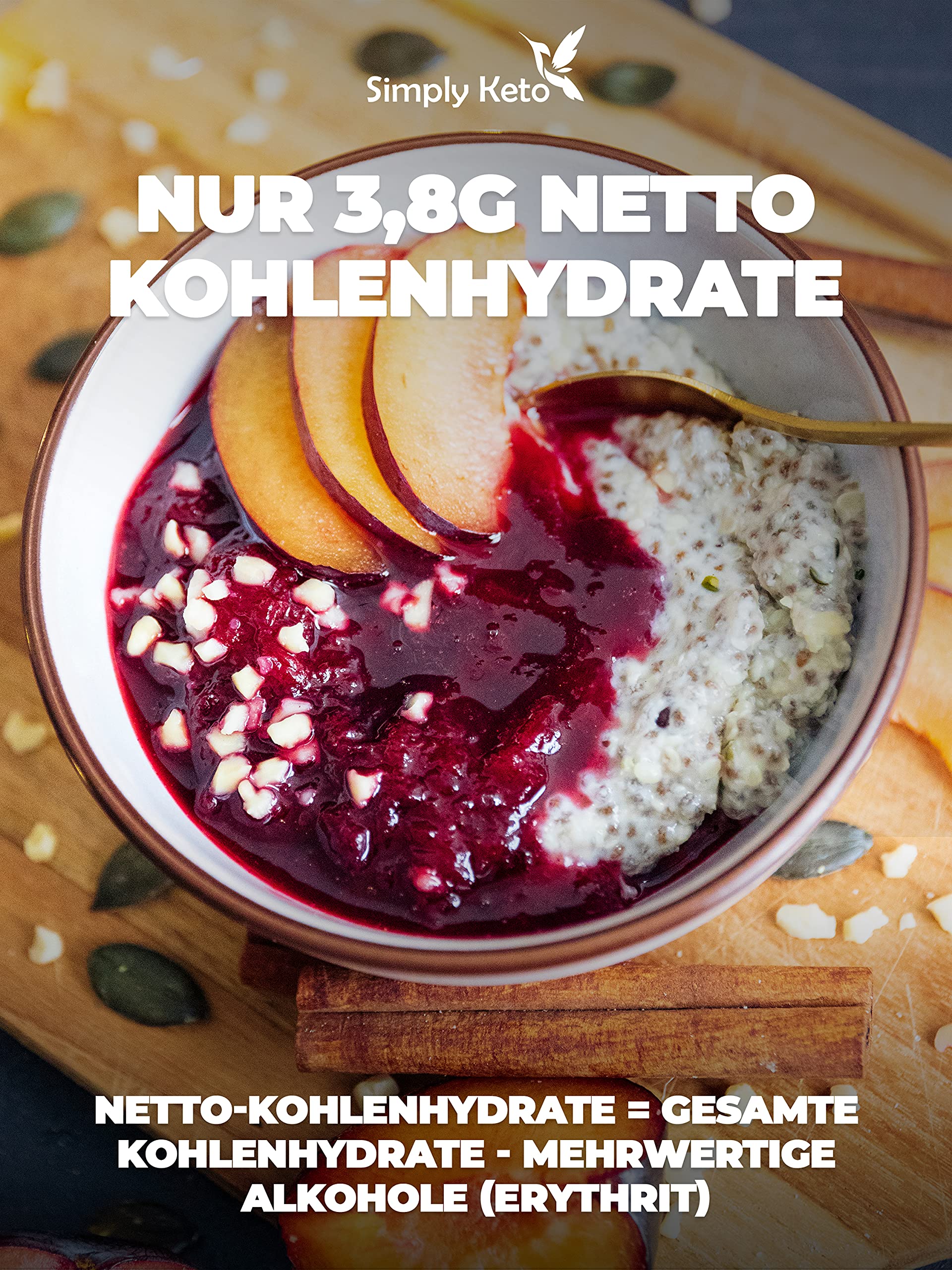 Keto Simply Keto Porridge zuckerfrei 980 g Low Carb