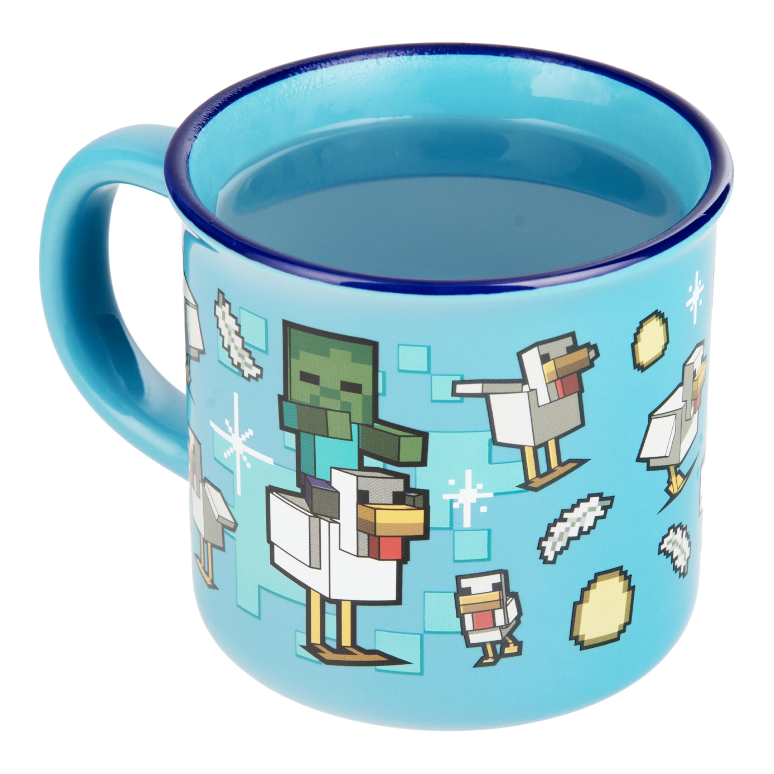 Paladone Minecraft Chicken Jockey Tasse 350 ml Wärmeeffekt