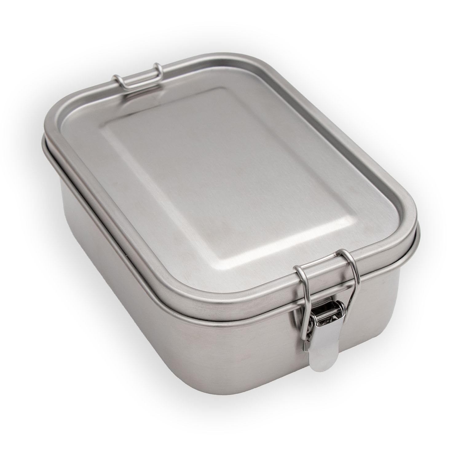 Intirilife Lunchbox Edelstahl 550 ml Silber auslaufsicher