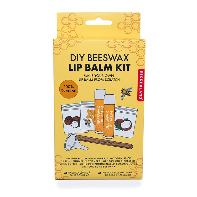 Kikkerland Crafters DIY Lippenbalsam-Set Bienenwachs 3x5 g