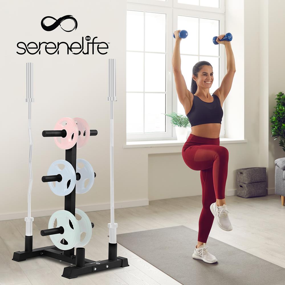 Serenelife Fitness Equipment Hantelständer Stahl 800 lbs