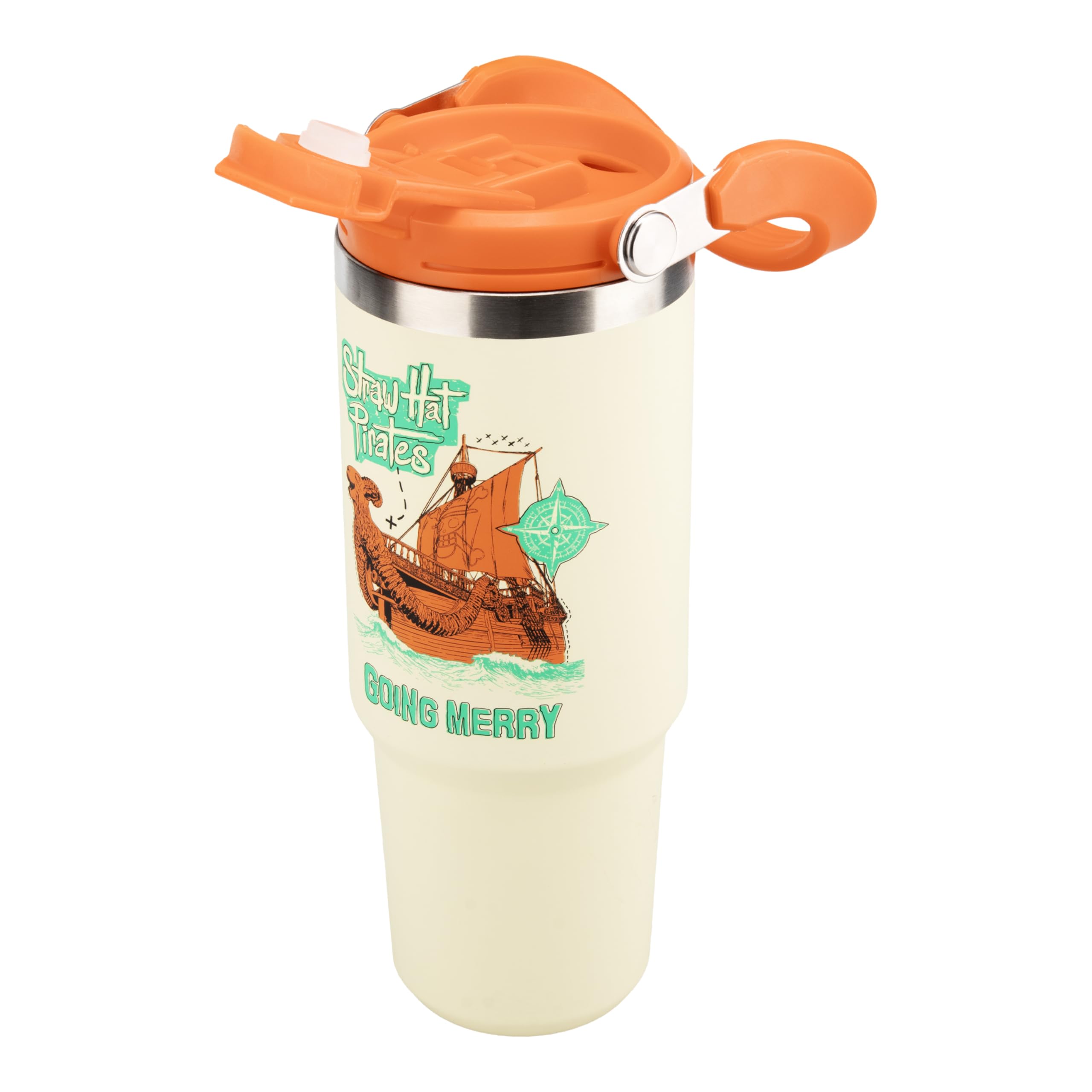 Paladone One Piece Tumbler 900 ml Isolierbecher Creme