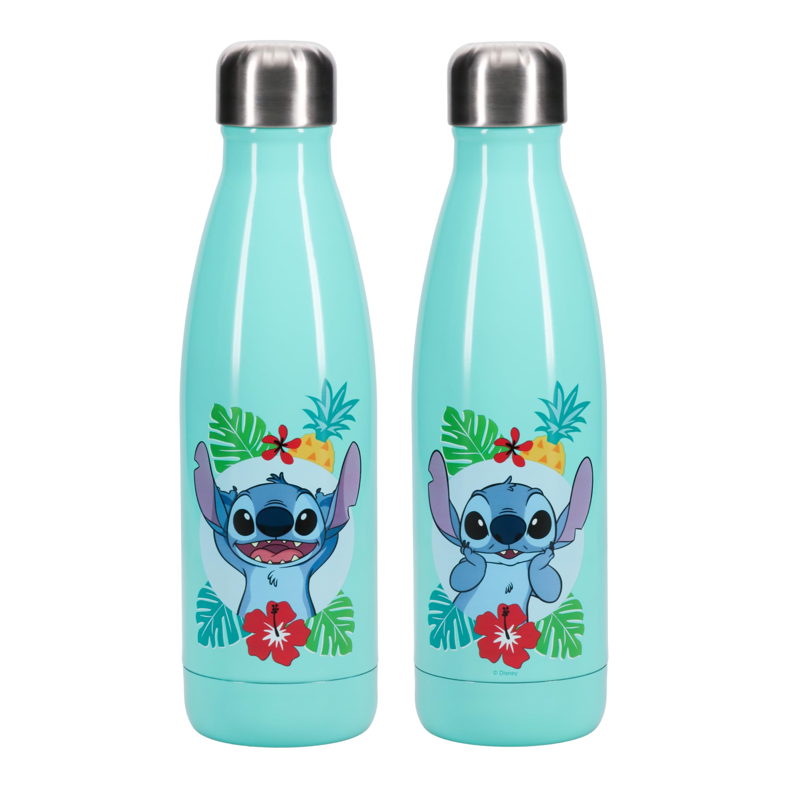 Paladone Stitch Trinkflasche Metall 460 ml Tropical